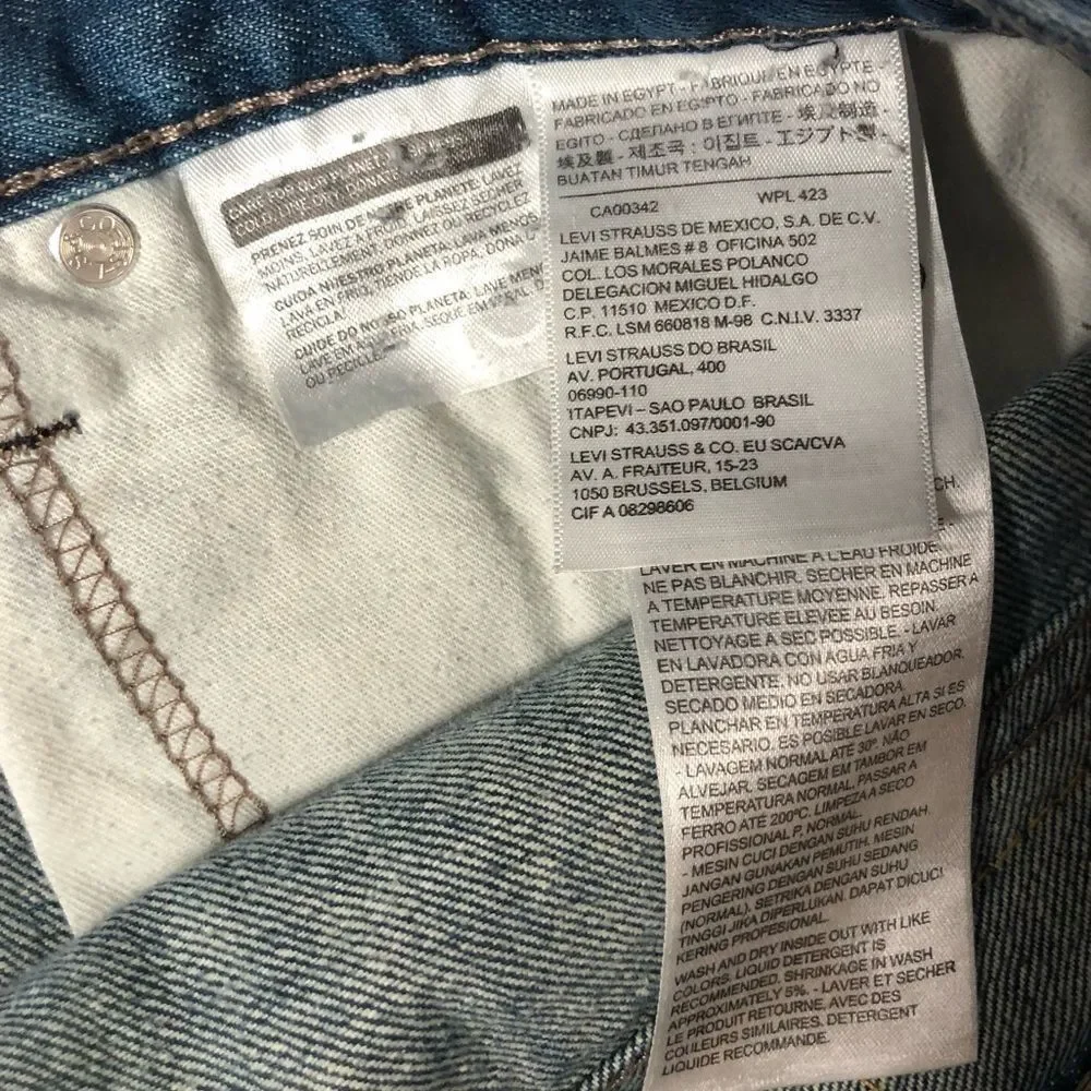 Levi 514 straight fit mens jeans W42 L30